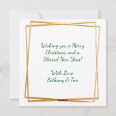 タートルハト2匹 | 12日のクリスマス シーズンカード (裏面)