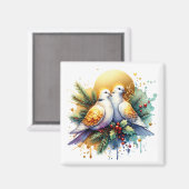 タートルハト2匹 | 12日のクリスマス マグネット (正面/裏面)