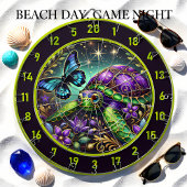 タートルバタフライ華美コズミックロッジアート ダーツボード