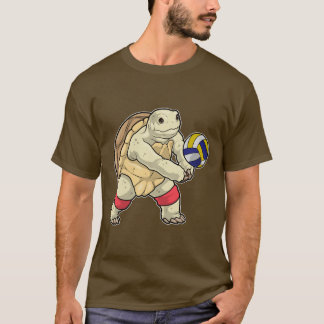 タートルバレーボール選手バレーボール Tシャツ