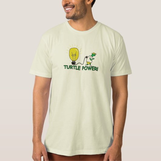 タートルパワー！ Tシャツ (正面)