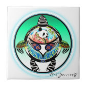 タートルパンダ タイル (正面)