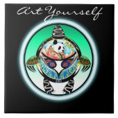 タートルパンダ タイル (正面)