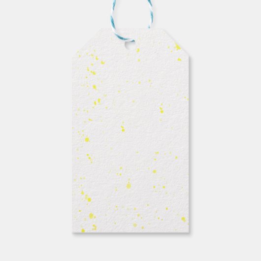 タートルパーティーの好意ラベル | Tortoise誕生日 ギフトタグ (裏面)