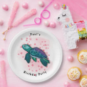 タートルパーティー ペーパープレート (パーティー)