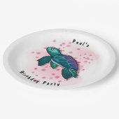 タートルパーティー ペーパープレート (アングル)
