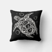 タートルピロー、サーファーライフ、ビーチ恋人、カメ クッション (裏面)