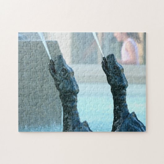 タートルファウンテンモントリオール。 ジグソーパズル (横)