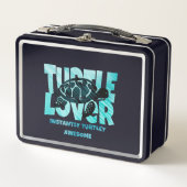 タートルファン：瞬時にタートリー素晴らし メタルランチボックス (正面)