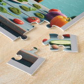 タートルフェストユーモアのある：野菜の喜び ジグソーパズル (側面)