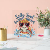 タートルフローラサマービーチ アクリルサイン (ウェディング)