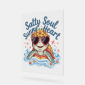 タートルフローラサマービーチ アクリルサイン (傾斜)