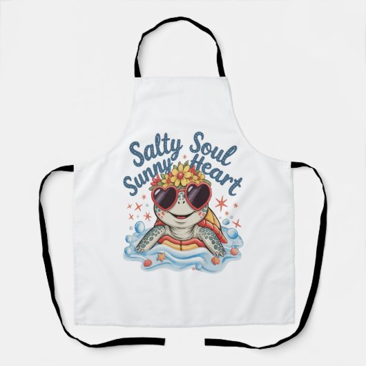 タートルフローラサマービーチ エプロン (正面)