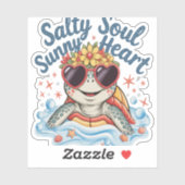 タートルフローラサマービーチ シール (シート)