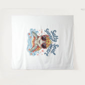 タートルフローラサマービーチ タペストリー (正面(横))