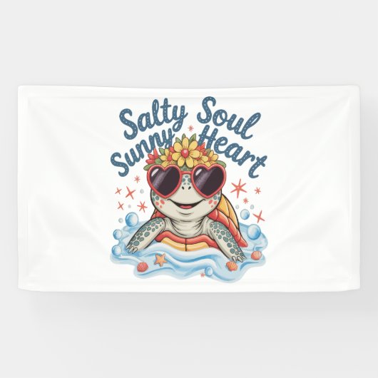 タートルフローラサマービーチ 横断幕 (横)