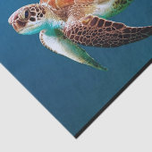 タートルブルーウォーターシーフォト 薄葉紙 (詳細)