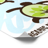 タートルプラネオーガニックットカスタムポスター ポスター (角)