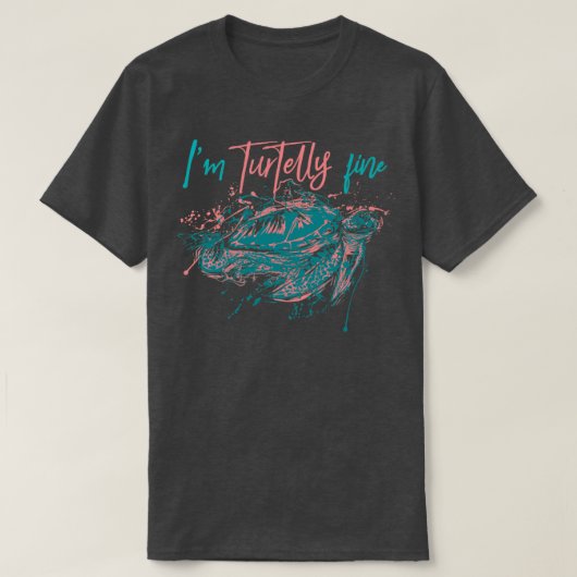 タートルペアレント動物愛好家ギフトカメ Tシャツ (デザイン正面)