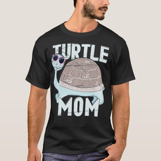 タートルペットママ Tシャツ (正面)