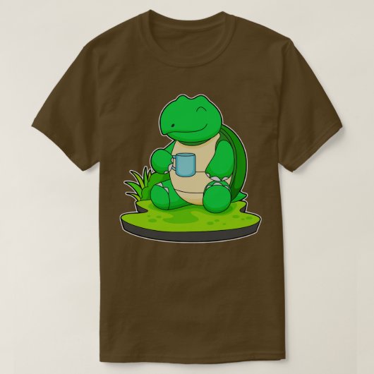 タートルマグコーヒー Tシャツ (デザイン正面)