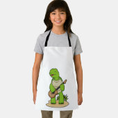 タートルミュージシャンギター音楽 エプロン (インサイチュ)