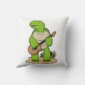 タートルミュージシャンギター音楽 クッション (裏面)