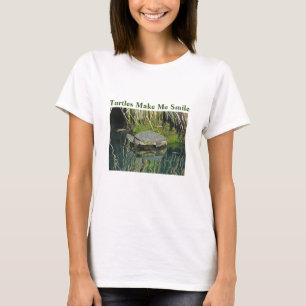 タートルメイクミースマイルリラックスグリーンレイク Tシャツ
