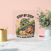 タートルライオおもしろいン アクリルサイン (ウェディング)