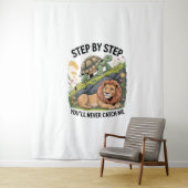 タートルライオおもしろいン タペストリー (インサイチュ)