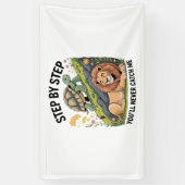 タートルライオおもしろいン 横断幕 (縦)