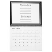 タートルラグビー カレンダー (3月 2027)