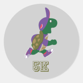 タートルランナー5K – 紫 ラウンドシール
