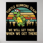 タートルランニングズのチーム私たちはそこにヴィンテージ ポスター (正面)