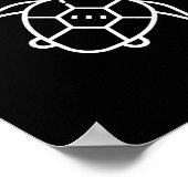 タートルレスキュー隊引用文 – 海タートルグラフィック ポスター (角)