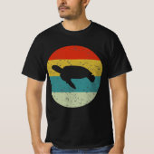 タートルレトロヴィンテージシルエット70s tシャツ (正面)