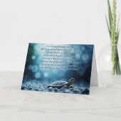 タートルロス悔やみや弔慰とスピリチュアル詩 カード (正面)