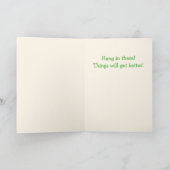 タートル勇気付けられる カード (内部)