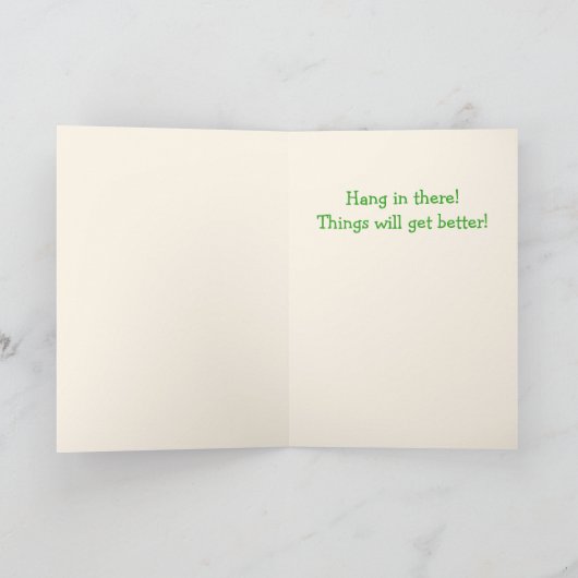 タートル勇気付けられる カード (内部)