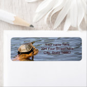 タートル差出人住所ラベル ラベル (インサイチュ)