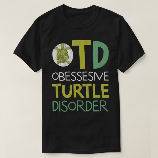 タートル恋人オットシータートルギフト Tシャツ (デザイン正面)