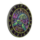 タートル素晴らしバタフライ狩りロッジアート ダーツボード (正面左)