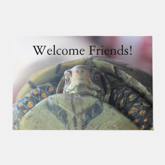 タートル顔 ドアマット (正面)