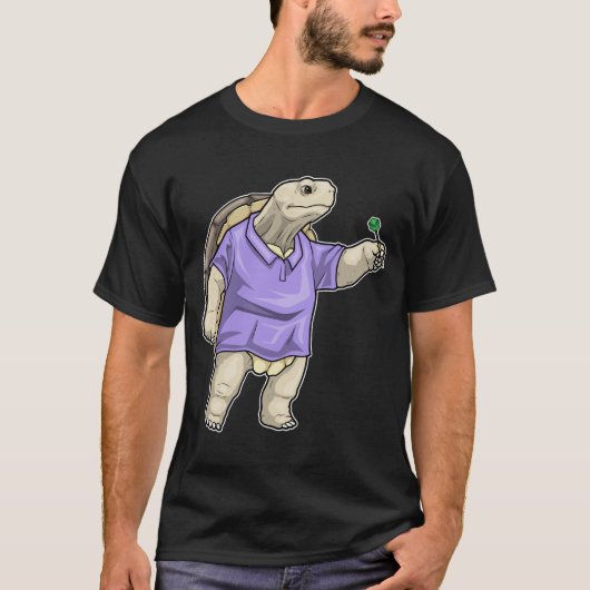 タートル ダーツ ダーツ スポーツ Tシャツ (正面)
