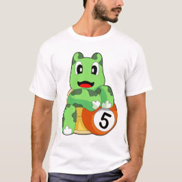 タートル ビリヤード 対象球 スポーツ Tシャツ