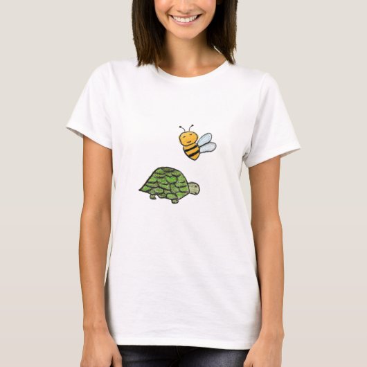 タートル(昆虫)マルハナバチ Tシャツ (正面)