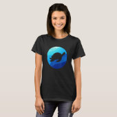 タートル 海を守ろう未来を守ろうTシャツ Tシャツ (正面フル)