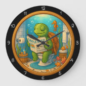 タートレ読イ ラージ壁時計 (正面)