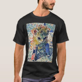 タートー絵画トキャットインスパイアマティス Tシャツ (正面)