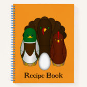 タードゥケン – レシピ本 ノートブック (正面)